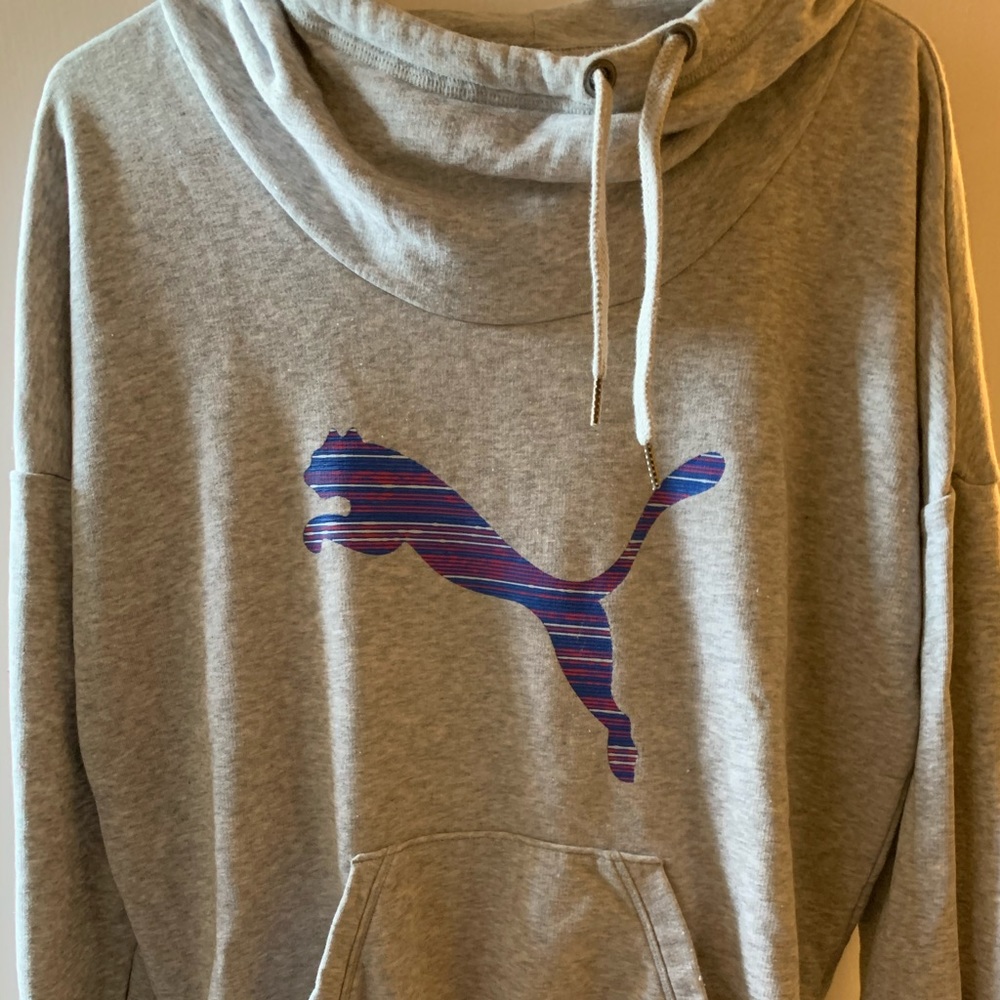 Gray Puma Workout Sweater